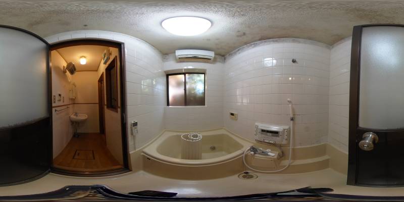 パノラマ画像バスルーム