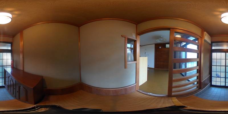 パノラマ画像玄関