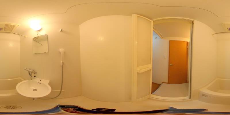 パノラマ画像バスルーム