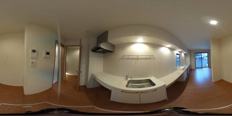 パノラマ画像キッチン