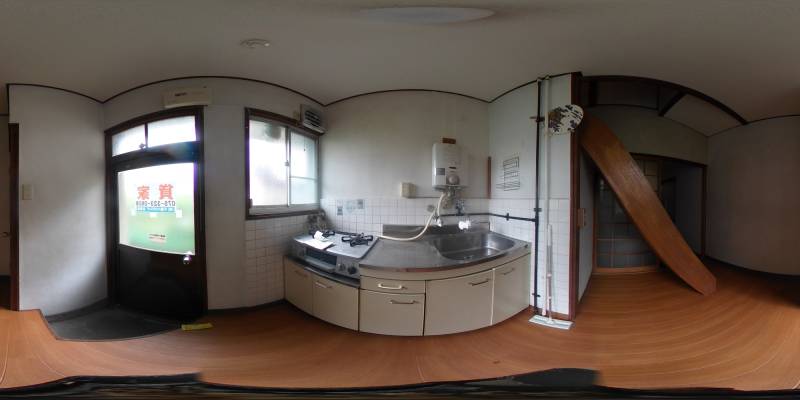 パノラマ画像キッチン