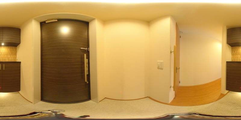 パノラマ画像玄関