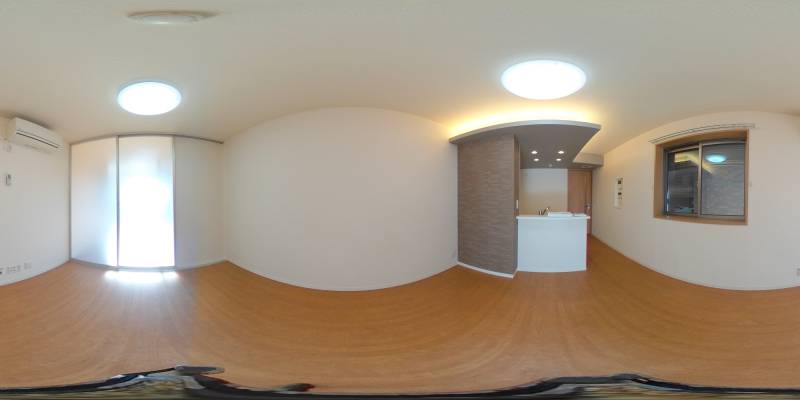 パノラマ画像リビング