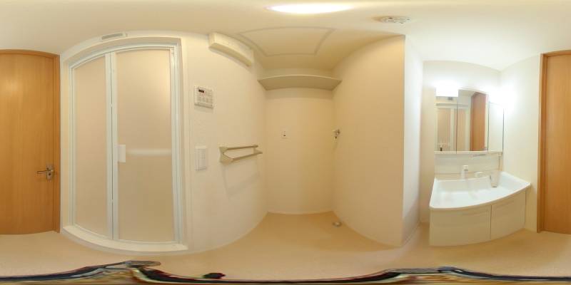 パノラマ画像洗面所