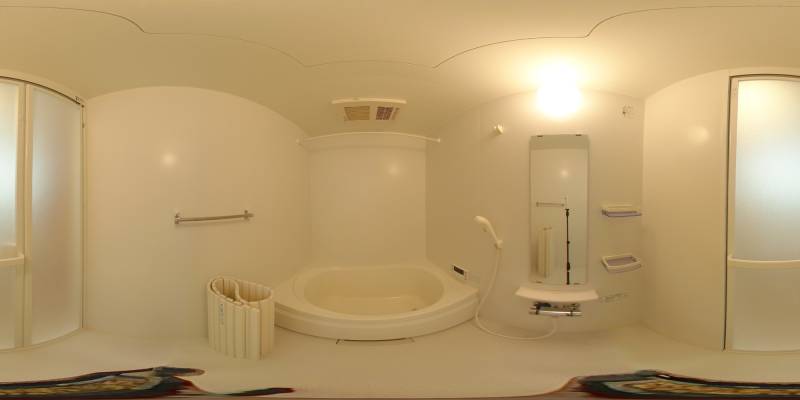 パノラマ画像バスルーム