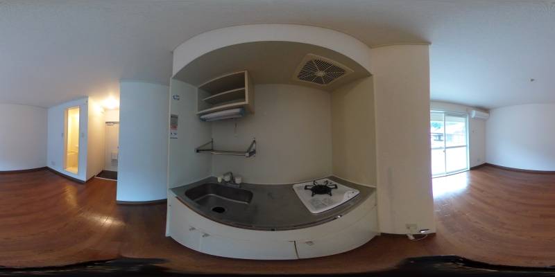 パノラマ画像キッチン