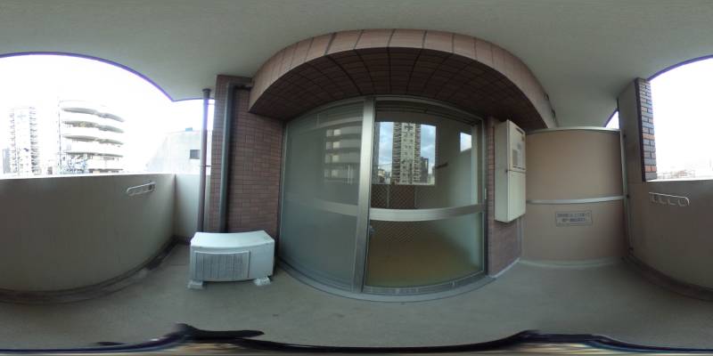 パノラマ画像バルコニー