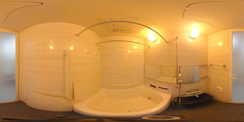 パノラマ画像バスルーム