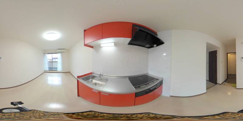 パノラマ画像キッチン