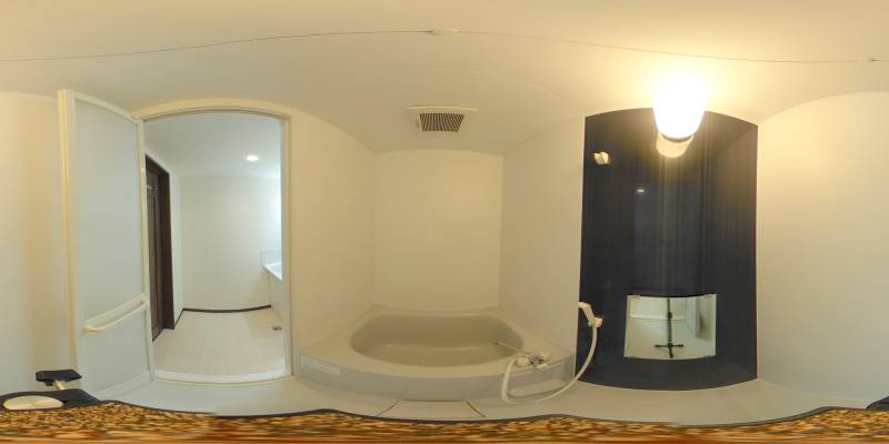 パノラマ画像バスルーム