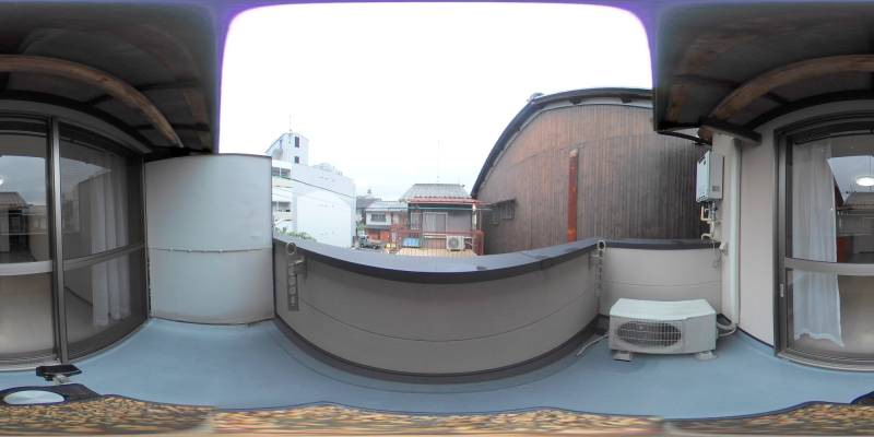 パノラマ画像バルコニー