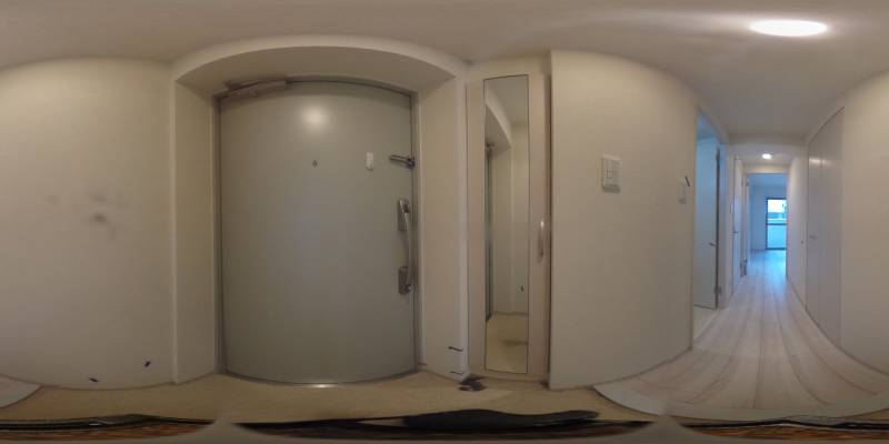 パノラマ画像玄関