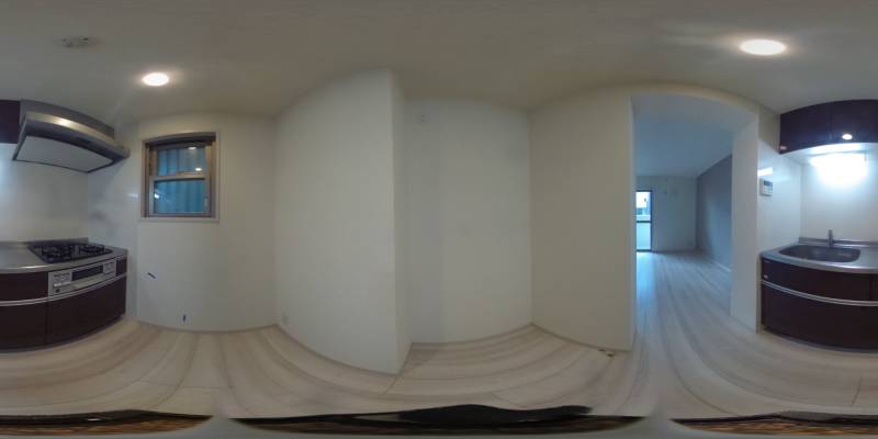 パノラマ画像キッチン