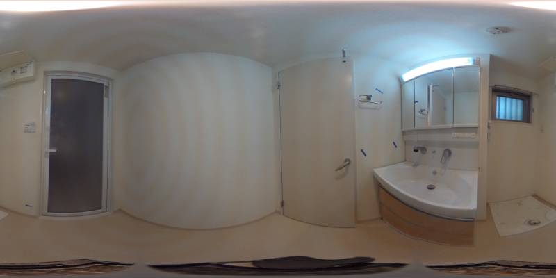 パノラマ画像洗面所