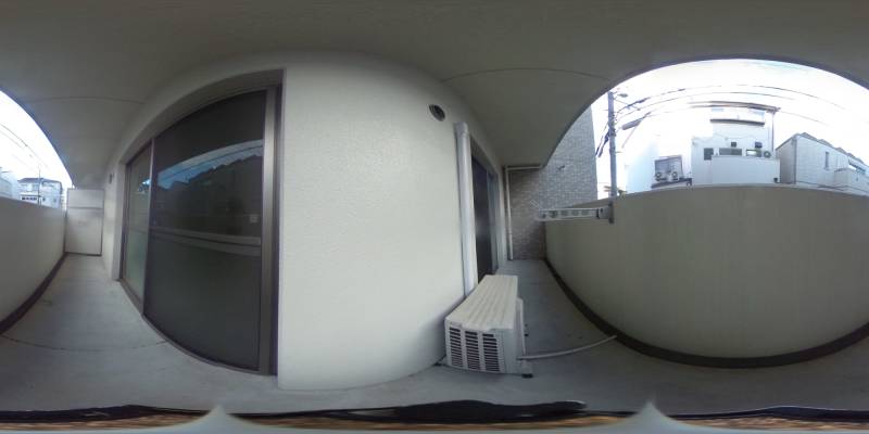 パノラマ画像バルコニー