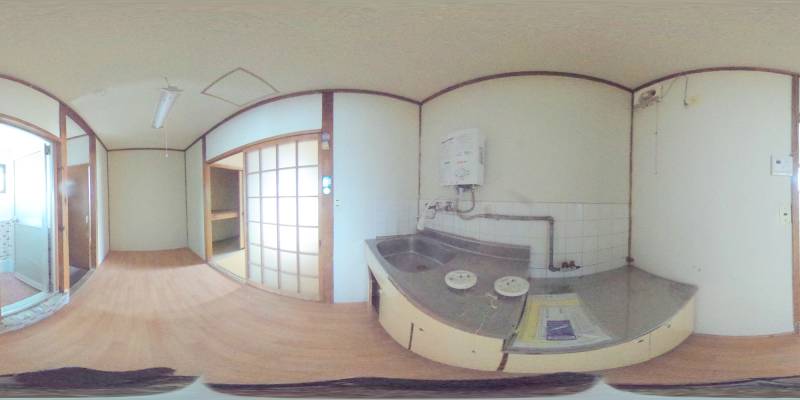 パノラマ画像キッチン