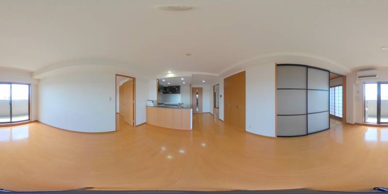 パノラマ画像リビング