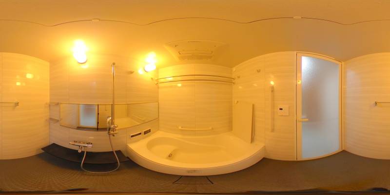 パノラマ画像バスルーム