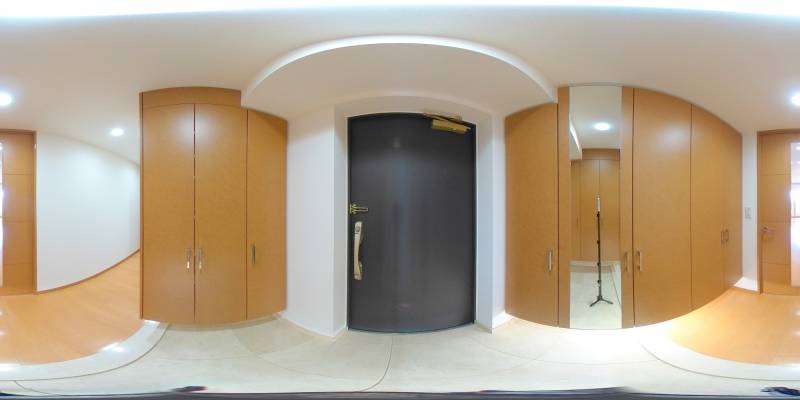 パノラマ画像玄関