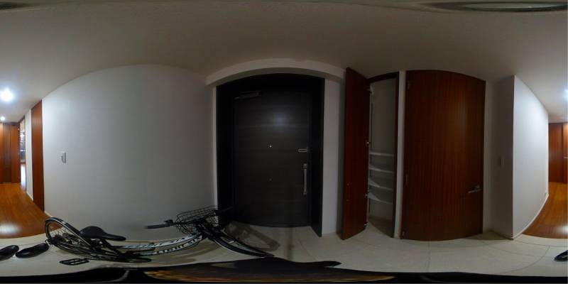 パノラマ画像玄関