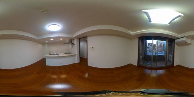 パノラマ画像リビング