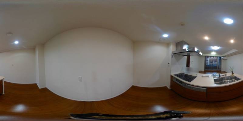 パノラマ画像キッチン