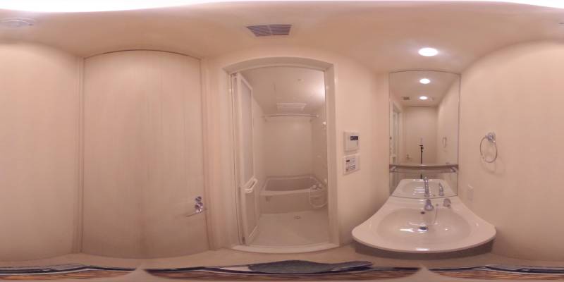 パノラマ画像洗面所