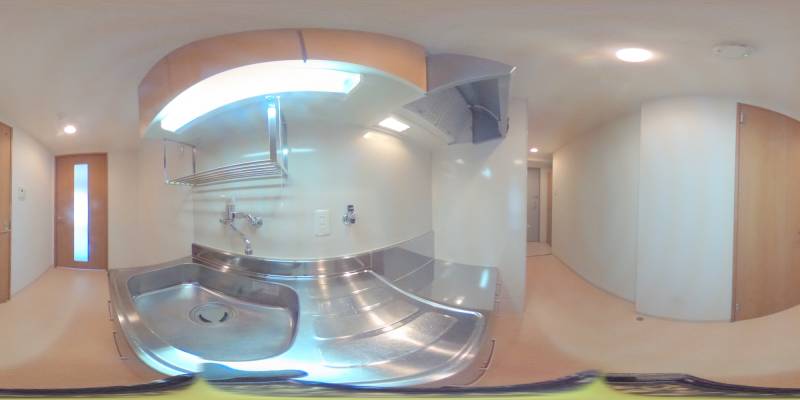 パノラマ画像キッチン