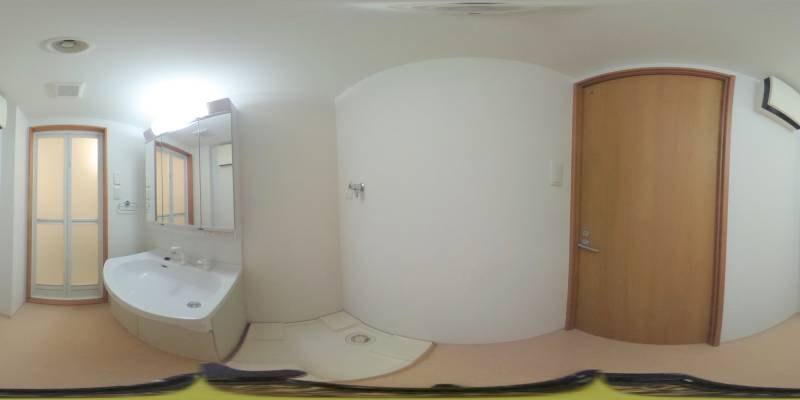 パノラマ画像洗面所