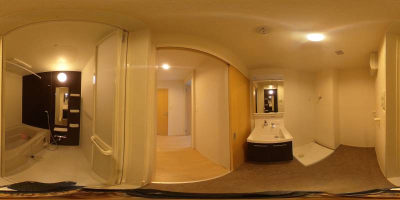 パノラマ画像バスルーム