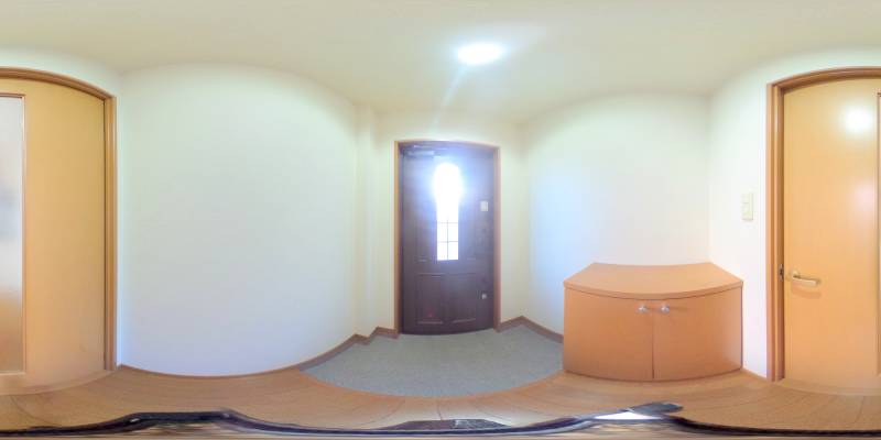 パノラマ画像玄関