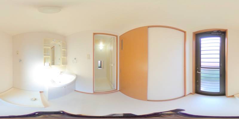 パノラマ画像洗面所