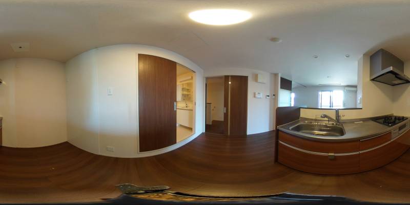 パノラマ画像キッチン