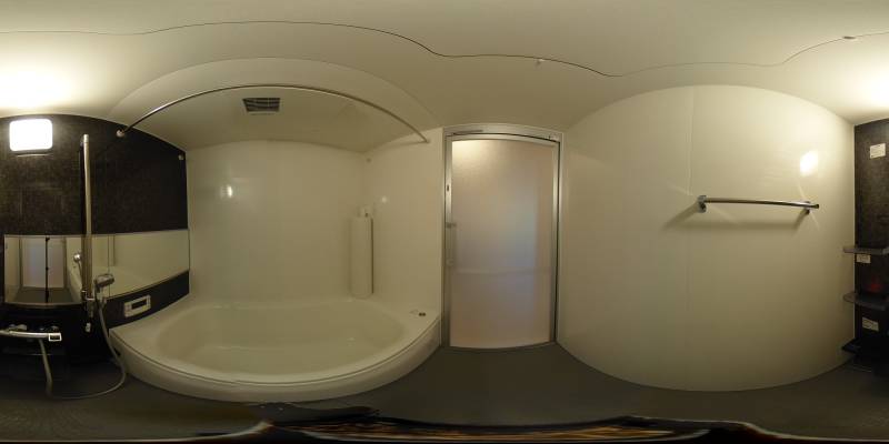 パノラマ画像バスルーム