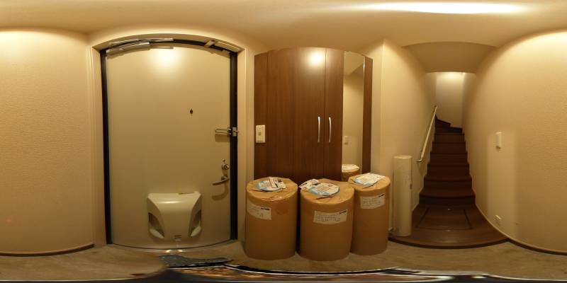 パノラマ画像玄関