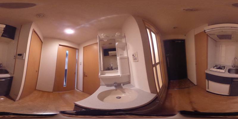 パノラマ画像キッチン