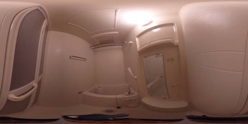 パノラマ画像バスルーム