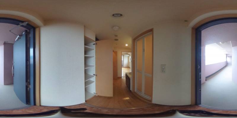 パノラマ画像玄関