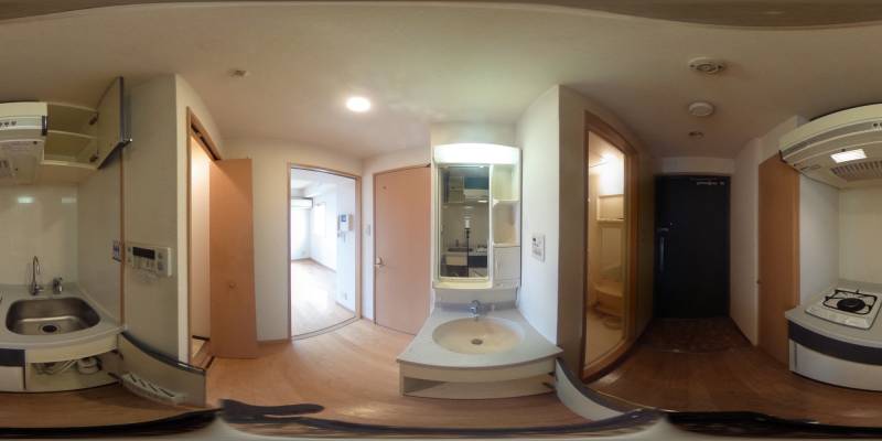 パノラマ画像キッチン