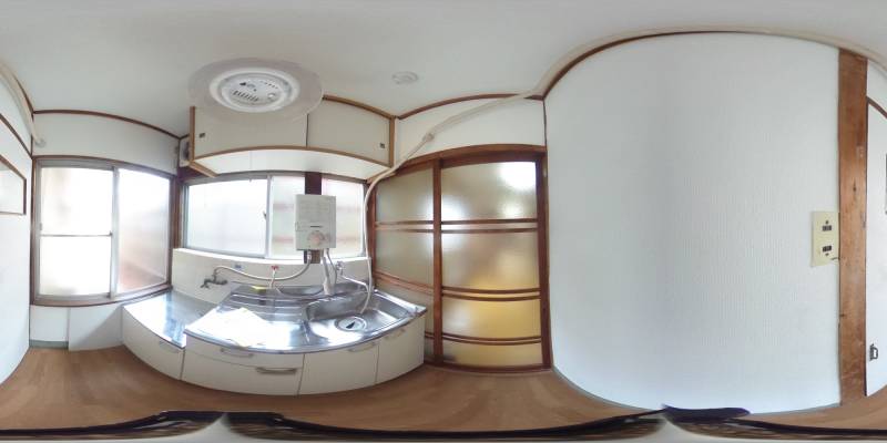 パノラマ画像キッチン