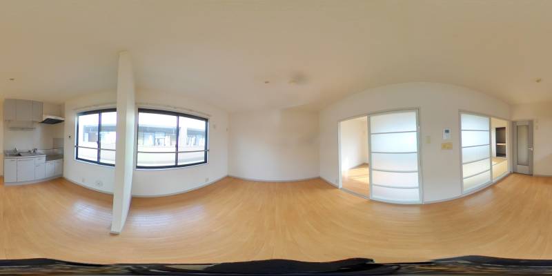 パノラマ画像リビング