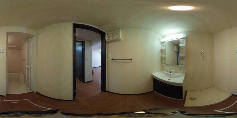 パノラマ画像洗面所