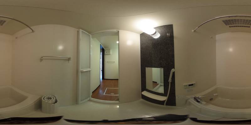 パノラマ画像バスルーム