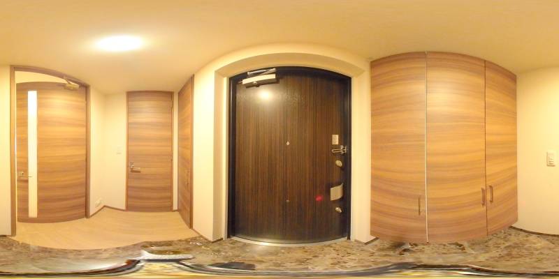 パノラマ画像玄関