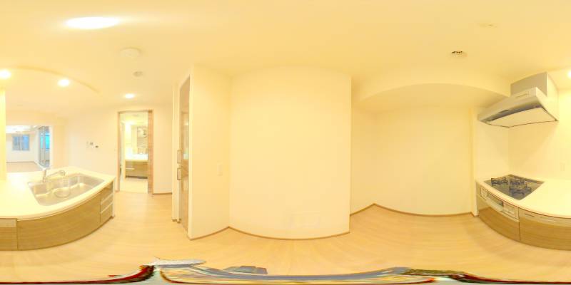 パノラマ画像キッチン