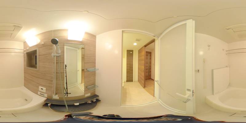 パノラマ画像バスルーム