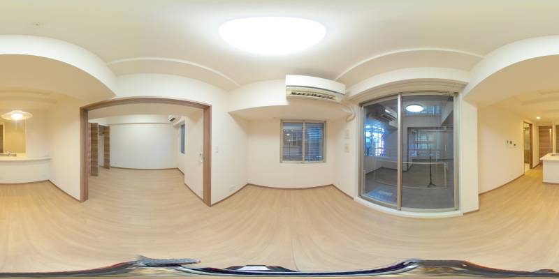 パノラマ画像リビング