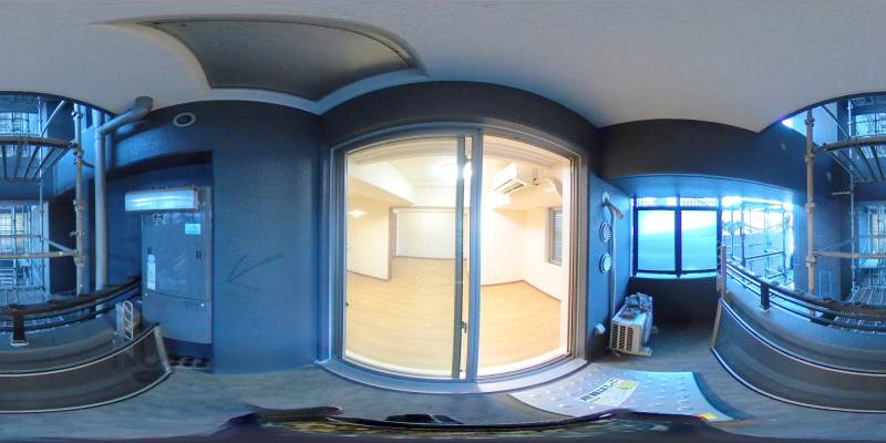 パノラマ画像バルコニー