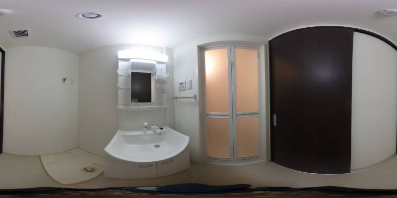 パノラマ画像洗面所