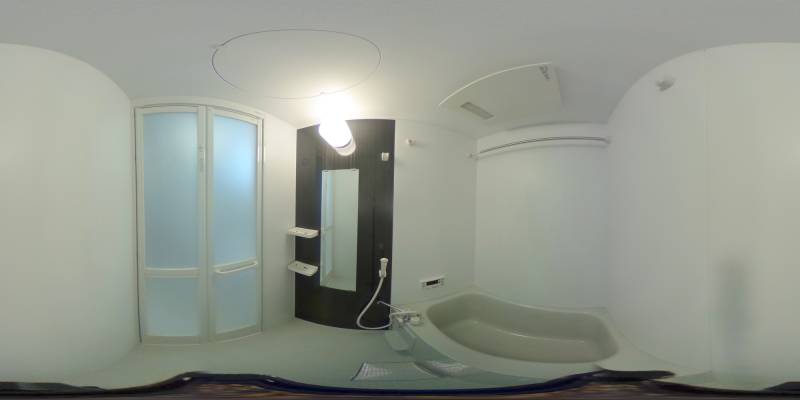 パノラマ画像バスルーム